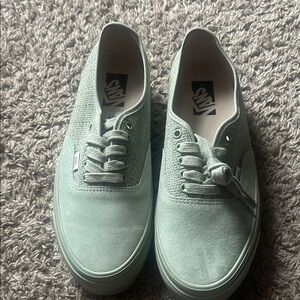Vans Men's Sneakers in Mint Green